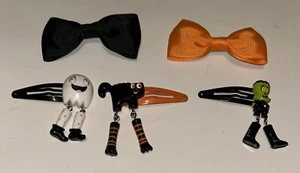 Halloween Hair Bows Barrettes Clips 5 - Picture 1 of 4