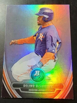 2013 Bowman Platinum Prospects #BPP66 Delino DeShields - Image 1 of 2