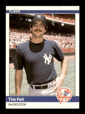 1984 Fleer Update #U-38 Tim Foli - Image 1 of 2