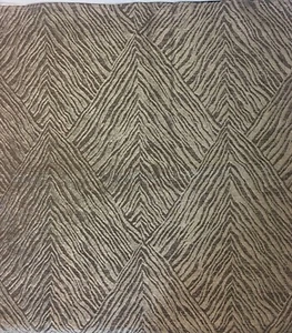 Fabric Upholstery sample craft ALAXI 26"x26" Mocha/Brown raised - Picture 1 of 9