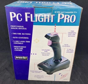 PC FLIGHT PRO PER PC IBM MS-DOS WIN 95 GIOCHI JOYSTICK ANALOGICO INTERACT SV-215 - Imagen 1 de 6