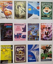 DISNEY PARKS VINTAGE ATTRACTION POSTER ART 12 X 18 RETIRED WEDWAY TOAD MYSTIC 