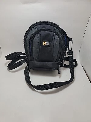Case Logic Small Camera Case 3 Zipper Pockets Belt Or Shoulder Carry Strap - Image 1 of 4