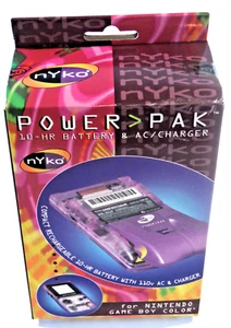 Nyko Power Pak for Nintendo GAMEBOY COLOR 10 hr Battery & AC Charger Recharge - Picture 1 of 10