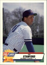 1993 Columbus Clippers Fleer/ProCards #1112 Don Stanford