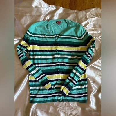 Cárdigan a rayas Merona - Talla XL - EN EXCELENTE ESTADO Foto 1 de 4