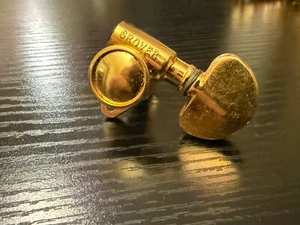 Vintage USA Grover Rotomatic Bass side single tuning key Gold - Picture 1 of 3