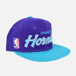 Charlotte Hornets 90's Vintage Script Wool Sports Specialties NBA Fitted Hat NWT - Picture 1 of 5