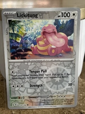 Lickitung 124/162 Sv05: Temporal Forces Reverse Holo - Image 1 of 2