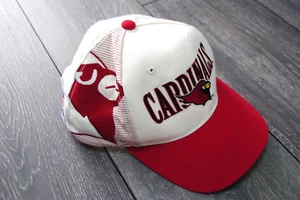 VINTAGE 90S ARIZONA CARDINALS BIG LOGO SIGNATURES SNAPBACK HAT CAP NFL SPELLOUT - Picture 1 of 11
