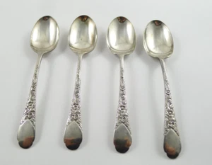 CUCCHIAI CAFFÈ ARGENTO 925 ANTICHI PRIMI '900 CITTA' DI SHEFFIELD TAVOLA REGALO - Picture 1 of 11