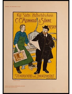Original Lithograph by Hermann Behrens from Das Moderne Plakat - Picture 1 of 3