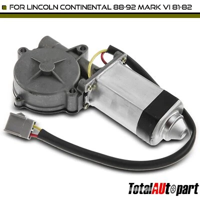 Motor elevador de ventana 2 pines sin anticlip para Lincoln Mark IV Mark VI Continental Foto 1 de 4