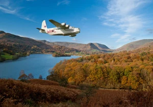 Impresiones cortas de lona Sunderland sobre el lago Windermere varios tamaños - Imagen 1 de 1