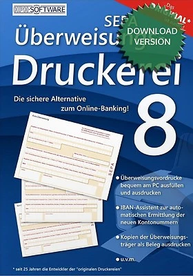 SEPA Überweisungsdruckerei / kompatibel zu DATA BECKER / Download-Version - Bild 1 von 4