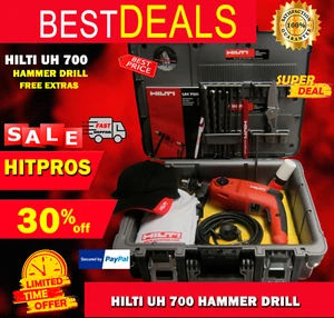 ESTUCHE DE HERRAMIENTAS HILTI UH 700 EN ALTA RESISTENCIA, TOTALMENTE NUEVO, FUERTE, L@@K, ENVÍO RÁPIDO - Imagen 1 de 12