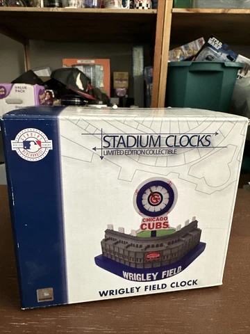 CHICAGO CUBS WRIGLEY FIELD BASEBALL PARK STADIUM CLOCK Forever Collectibles MLB Cover