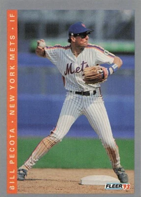 1993 Fleer #92 Bill Pecota - Image 1 of 2