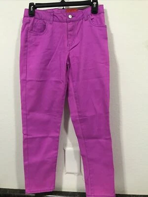 Pantalones capri Total Girls con cintura ajustable púrpura 16 Reg Ret $34 (10-TW-47) Foto 1 de 4