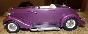 1/19 solido 1934 ford purple roadster broke windshield nice used - Zdjęcie 1 z 6