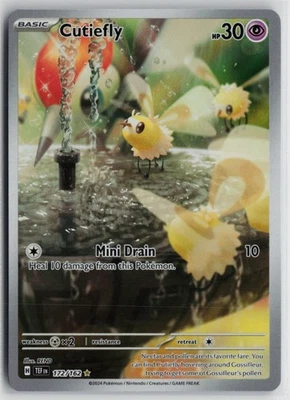 Pokemon Cutiefly - 172/162 172/162 SV05: Temporal Forces card Near Mint - Image 1 of 2