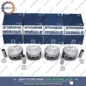 MAHLE Pistons Rings Set Φ83+0.5mm For Mercedes-Benz C250 W205 C300 2.0T M274.920 - Picture 1 of 5