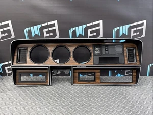 🔥OEM 1981-1993 DODGE RAM VAN RAMCHARGER D150 TABLERO CUADRO DE INSTRUMENTOS BISEL MOLDURA - Imagen 1 de 12