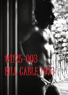 VINTAGE MALE PORTRAIT #1125-003 -bill cable 1973 -rare  -freeShip/USA - Image 1 of 2