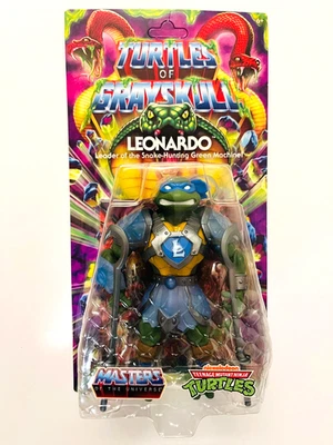 Tortugas de Grayskull Leonardo Maestros del Universo MATTEL 2024 NUEVO Foto 1 de 2
