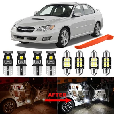 Kit de luces LED interiores para Subaru Legacy 2000-2009 bombillas LED blancas actualización Foto 1 de 4