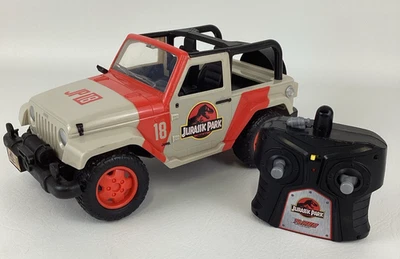 Jurassic Park RC 1992 Jeep Wrangler Remote Control Vehicle Replica Jada Toy 2015 - Image 1 of 4