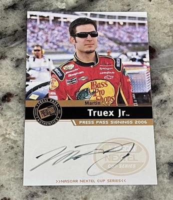  2006 Press Pass Signings Martin Truex JR. Autograph NASCAR Champion  - Image 1 of 2
