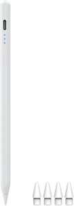 Stylus Pen for iPad 6th-11th Generation(2018-2025)-USB-C 2X Fast Charge White  - Picture 1 of 13