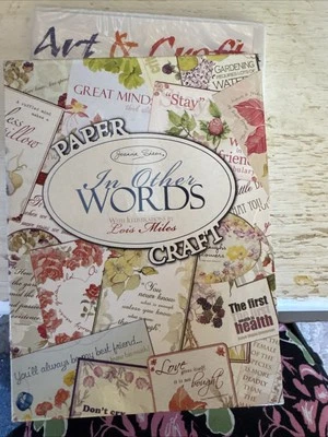 Joanna Sheen In Other Words CD-ROM Papercraft Lois Miles FREE UK POST - Image 1 of 2