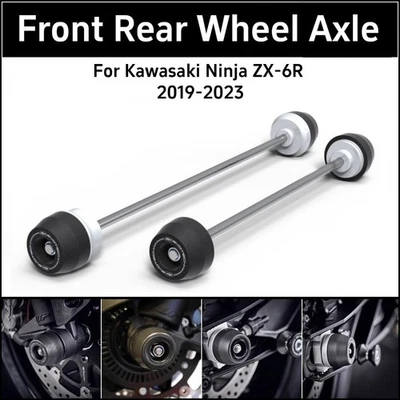 Protector de choque deslizante del eje de la rueda trasera ZX6R para Kawasaki Ninja ZX-6R 2019-2023 Foto 1 de 4