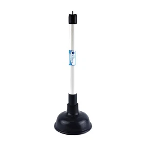 Heavy Duty Sink Plunger with Plastic Handle Unblock Drains, Toilets, Pipes Fast - Picture 1 of 9