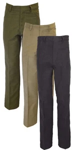 Pantalones clásicos para hombre Moleskin 100 % algodón Reino Unido - beige oliva azul marino - exterior - Imagen 1 de 16