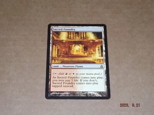 MTG Sacred Foundry Card Magic the Gathering - Picture 1 of 6