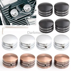 Motorcycle Head Bolt/Nut Protect Covers Cap Fits For Harley Sportster 1986-Later - Picture 1 of 12