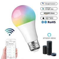 WIFI LED Smart Bulb Remote Control Dimmable RGB Night Light for Alexa Google hot