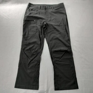 Eddie Bauer Straight Flat Front Gray Cargo Trek Pants Mens Size Actual 36x29 - Bild 1 von 6