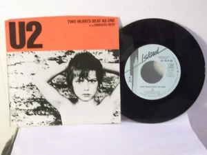U2,Island 99861,"Two Hearts Beat As One"US,7" 45 with P/S,1983 PROMO alt rock, M - Picture 1 of 3