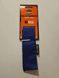 Ergodyne Chill-Its 6700 Blue Cooling Bandana Tie Closure Verdunstungsmittel - Bild 1 von 2