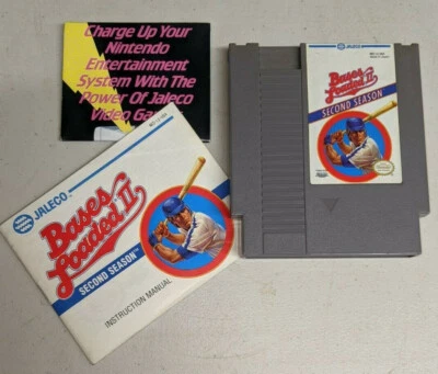 Bases Loaded 2: Second Season (Nintendo Entertainment System) NES w/ Manual - Image 1 of 3