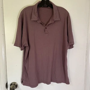 Mens XL Travis Mathew purple pima cotton poly golf Short Sleeve polo shirt - Picture 1 of 7