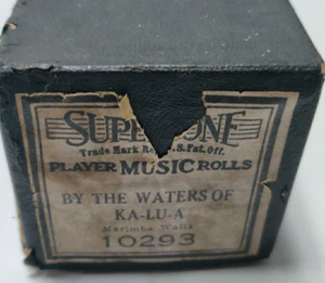 SUPERTONE Piano Player Music Roll “By The Waters Of KA-LU-A”  10293 - Picture 1 of 4