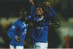 EVERTON, MAN CITY & BRAZIL: JO SIGNED 6x4 ACTION PHOTO+COA - Picture 1 of 1