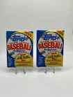 Two 1986 Topps Baseball  Cards Unopened Wax Packs 2 Packs