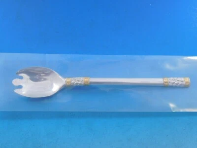 Aegean Weave Gold by Wallace Sterling Silver Dessert Fork 6 1/4" Custom - Image 1 of 4