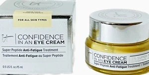 IT Cosmetics Confidence In An Eye Cream Super Peptide Full Size 0.5 oz / 15 ml - Picture 1 of 6